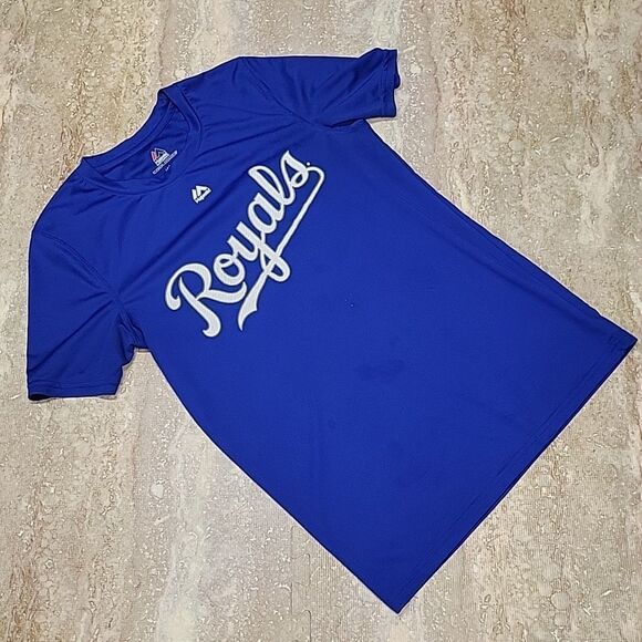 MAJESTIC YOUTH MLB KC ROYALS ERIC HOSMER JERSEY SIZE LARGE 14-16 - Picture 3 of 5